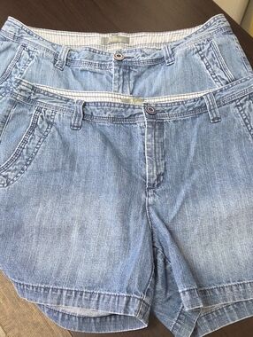2 Pair Jean Shorts